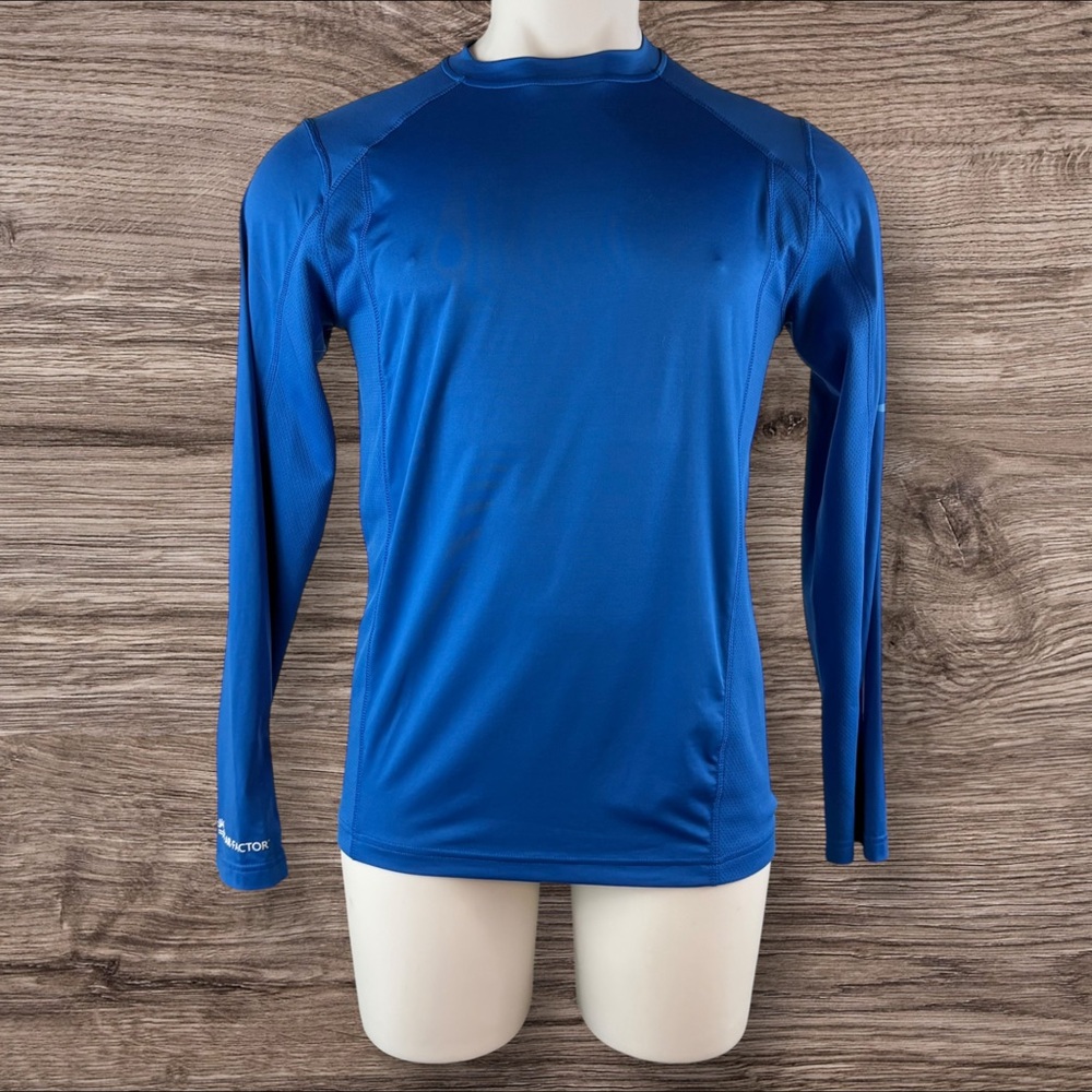 Habit Shirt Mens Small Long Sleeve Blue Solar Factor long sleeve (273)